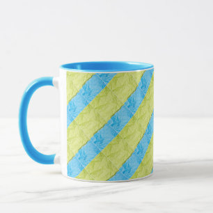 blue and yellow palettes mug