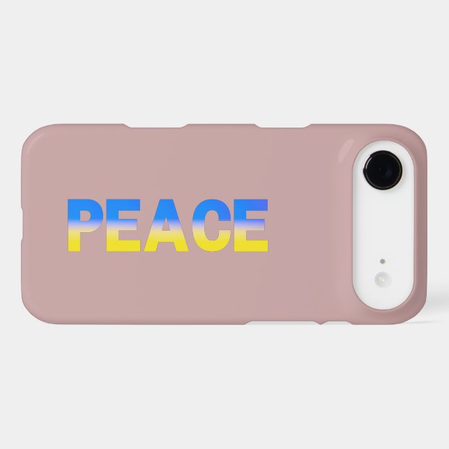 Blue and yellow PEACE Ukraine Inspiration (Back Horizontal)