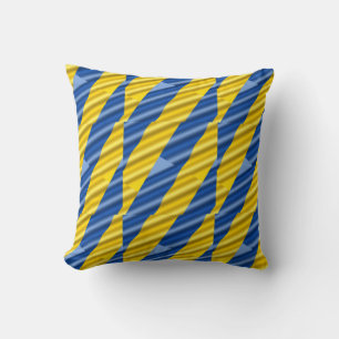 Blue and Yellow Ukraine Inspirations Peace No War Cushion