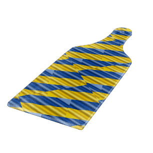 Blue and Yellow Ukraine Inspired peace anti war Cutting Board