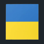Blue and Yellow Ukraine  Notepad<br><div class="desc">Blue and yellow Ukraine flag notepad.</div>