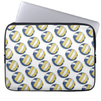 Blue and Yellow Volleyball Patterns