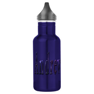 Blue Andrew Name Logo, 532 Ml Water Bottle