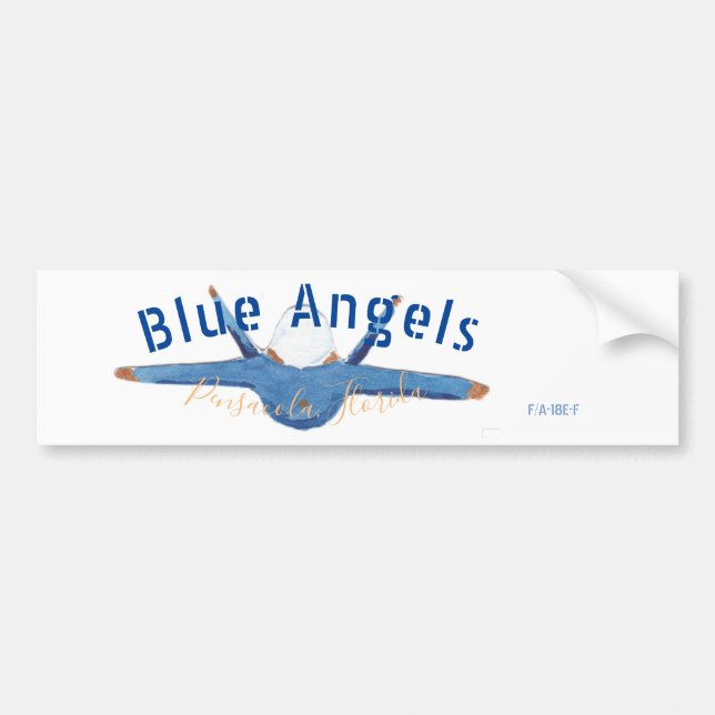 Blue Angel bumper sticker (Front)
