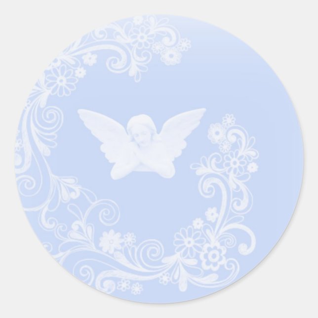 Blue Angel Classic Round Sticker (Front)