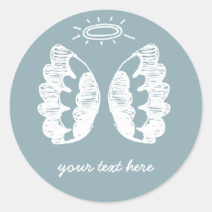 Blue Angel Classic Round Sticker