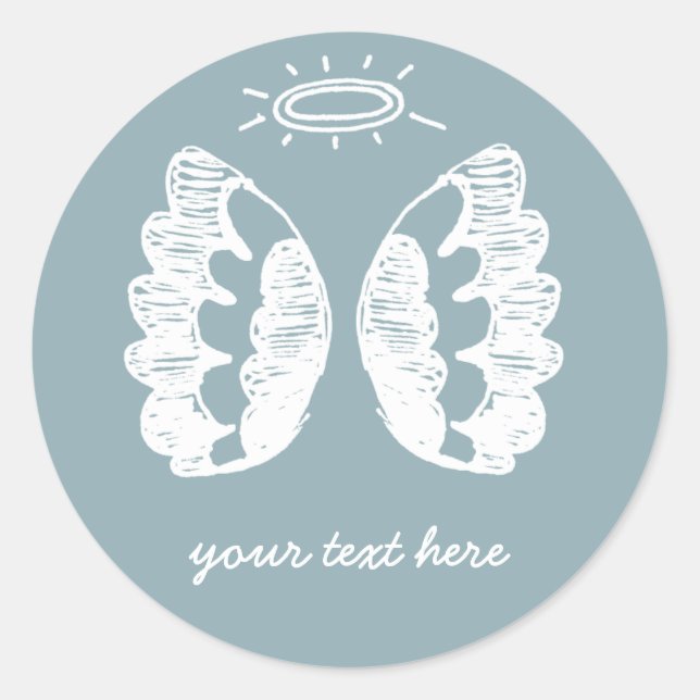Blue Angel Classic Round Sticker (Front)