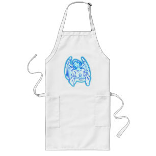 Blue Angel Of Peace Apron