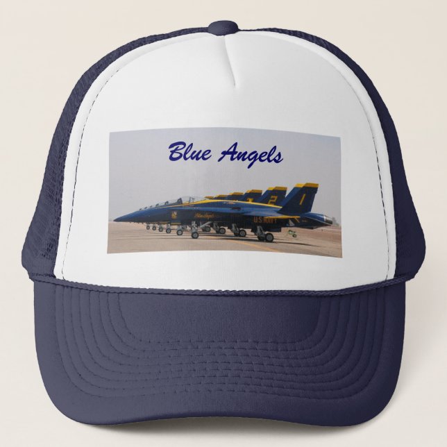 Blue Angels, Blue Angels Trucker Hat (Front)