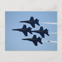 Blue Angels Diamond Formation Close-Up Airshow