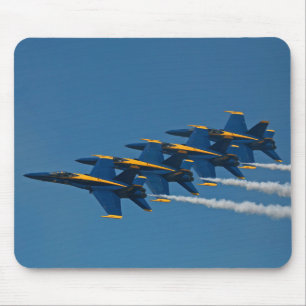 Blue Angels Echelon Formation Mousepad