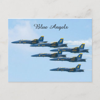 Blue Angels in Formation Postcard
