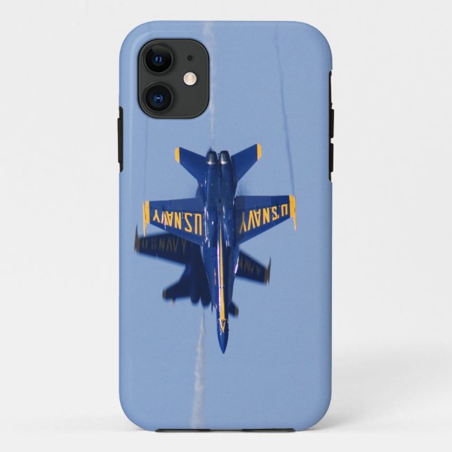 Blue Angels perform knife-edge pass during 2006 Case-Mate iPhone Case (Back)