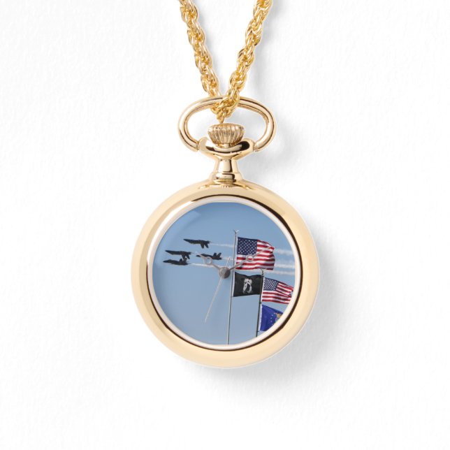 Blue Angels Watch and Flags (Front)