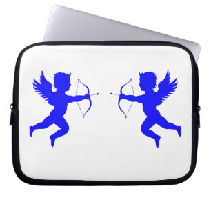 Blue Angels White Neoprene Laptop Sleeve 10 inch