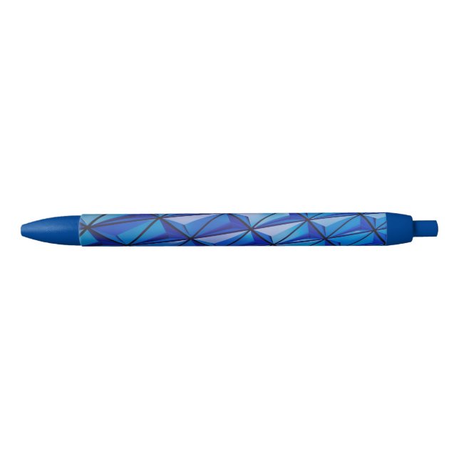 blue angle grid black ink pen (Front)