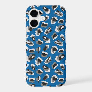Blue Animal Print