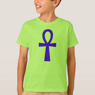 Blue Ankh Kids' Shirts