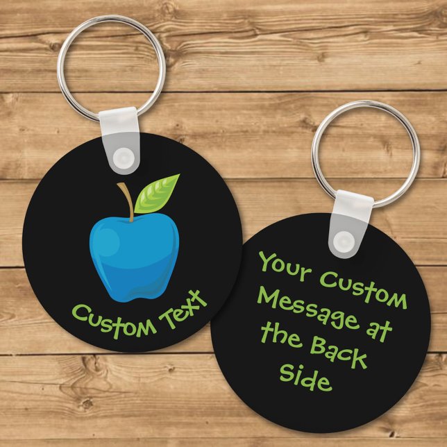 Blue Apple Keychain (Creator Uploaded)