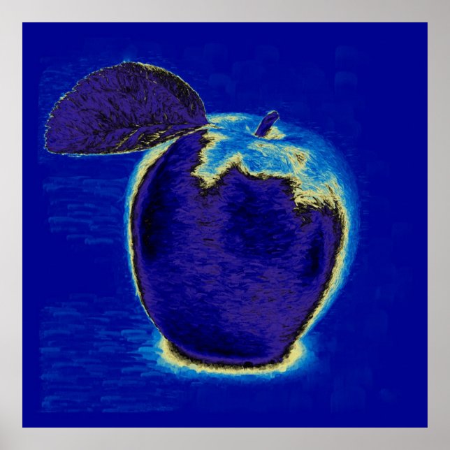 Blue Apple Poster (Front)