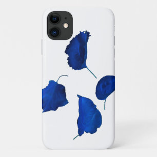 Blue Apricot Tree Leaves iPhone 11 Case