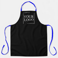 Blue Aprons for Women Female Custom ADD LOGO
