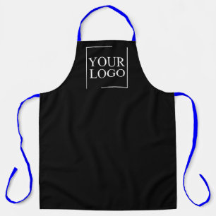 Blue Aprons for Women Female Custom ADD LOGO