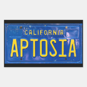 Blue Aptosia Sticker