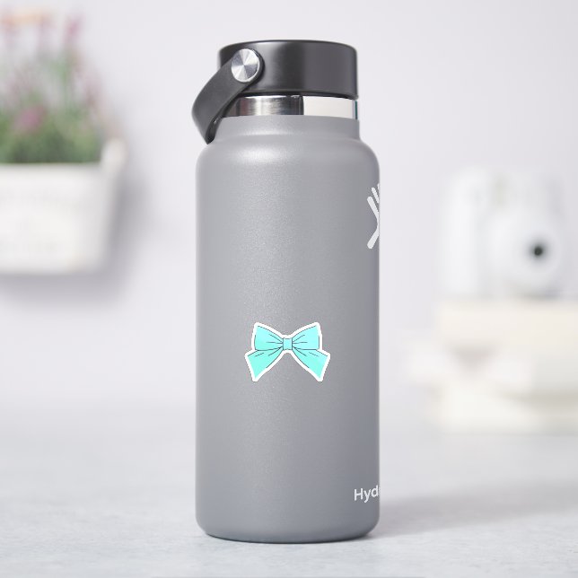 Blue Aqua Bow (HydroFlask)