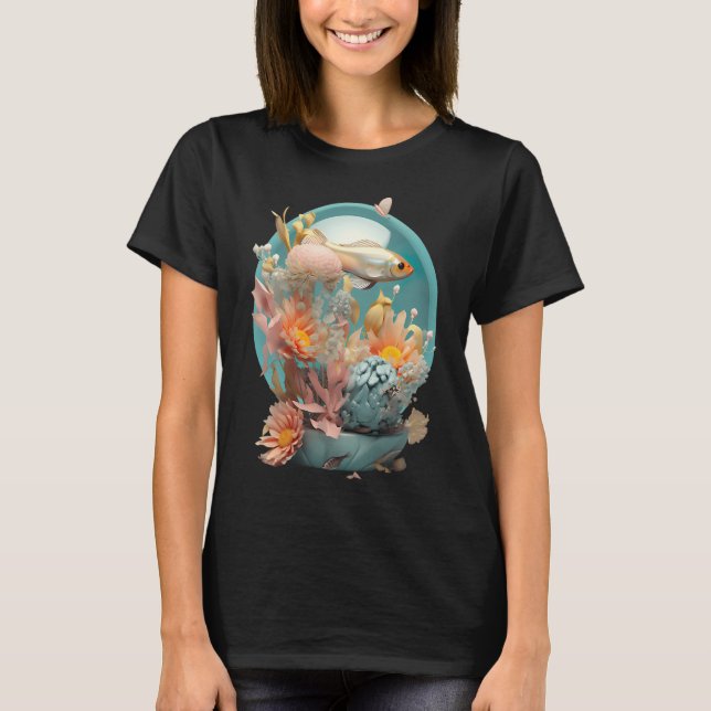 Blue Aquarium T-Shirt (Front)