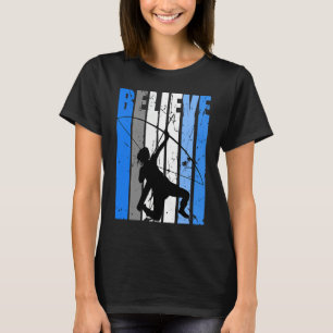 Blue Archery Archer Believe Motivating Bow Arrow W T-Shirt