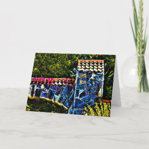 Blue Archway, card