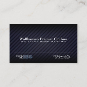 Blue Armani Suit Business Cards