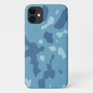 Blue Army Camouflage Pattern Case-Mate iPhone Case