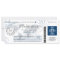 Blue Around the World Bridal Shower Boarding Pass