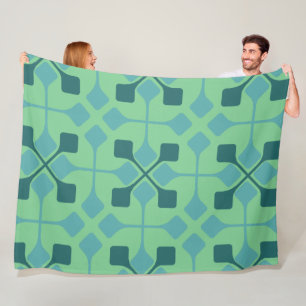 Blue Arrows Fleece Blanket