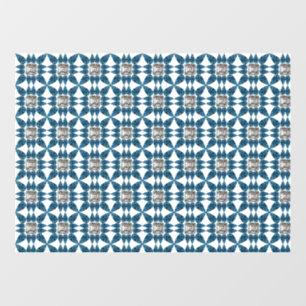 Blue Art Deco Pattern