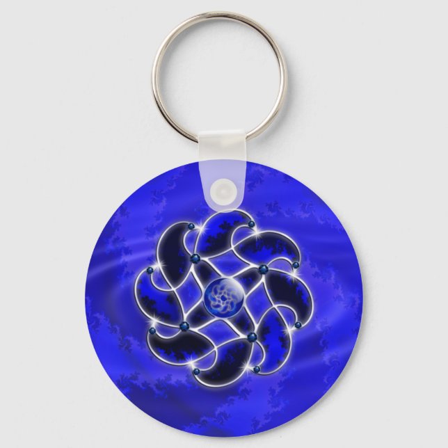 Blue As the Sea Keychain (Front)