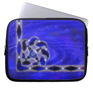Blue As the Sea Laptop Sleeve