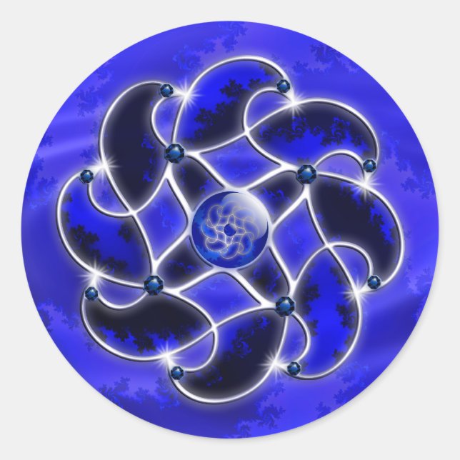 Blue As the Sea Stickers (Front)