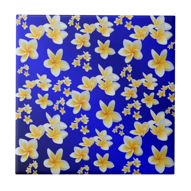 blue,asian, yellow, white, bloom, bright, gold, fl tile (Front)