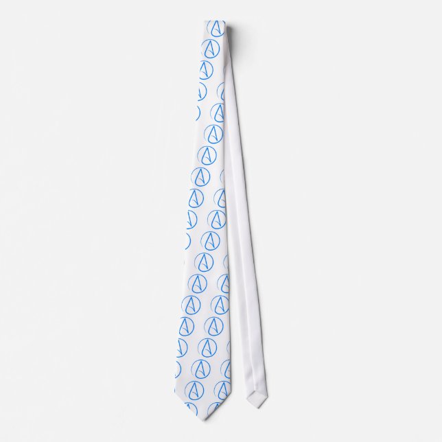 Blue Atheist A Tie (Front)