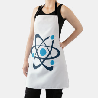 Blue Atom Science Design  Apron