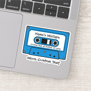 Blue Audio Cassette Tape