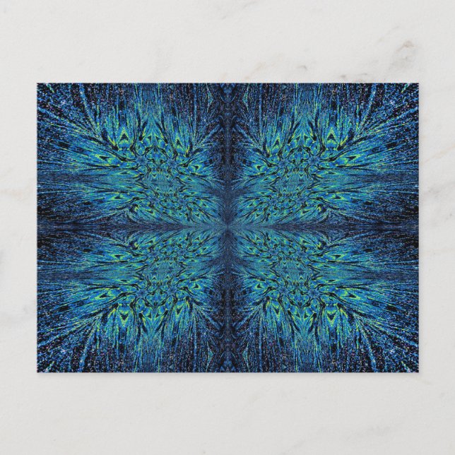 Blue Aura Butterfly Postcard (Front)