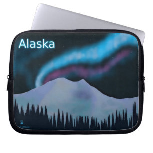 Blue Aurora Laptop Sleeve