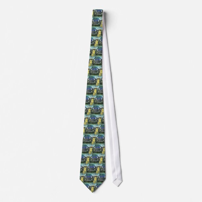 Blue Austin Mini Tie (Front)