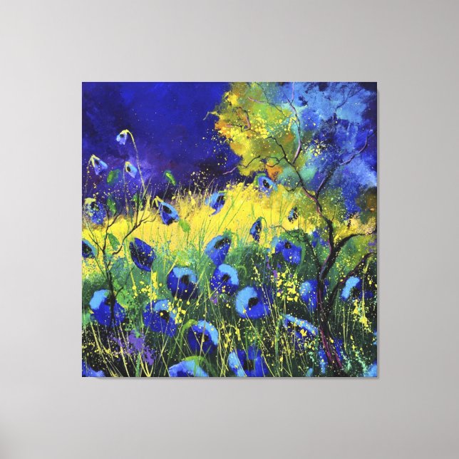 Blue autumn, Art  Canvas Print (Front)