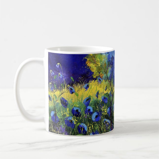 Blue autumn, Art   Coffee Mug (Left)
