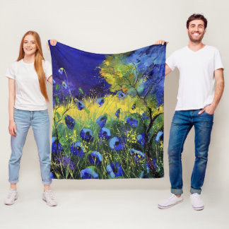 Blue autumn, Art  Fleece Blanket